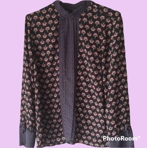 Twik Simons Collection Women's Floral Top Blouse